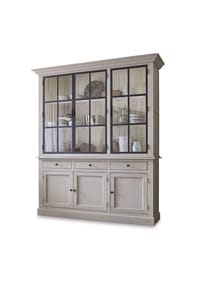 LOBERON - Schrank Thilot grau/schwarz - grau/schwarz