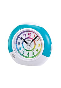 Atlanta by PARAGON - Kinderwecker ohne Ticken mit Lernzifferblatt - 2147/5 - Blau