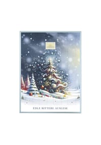 LAUENSTEIN CONFISERIE - Kalender Weihnachtsbaum "Blau" Zartbittere Pralinen 300g - 