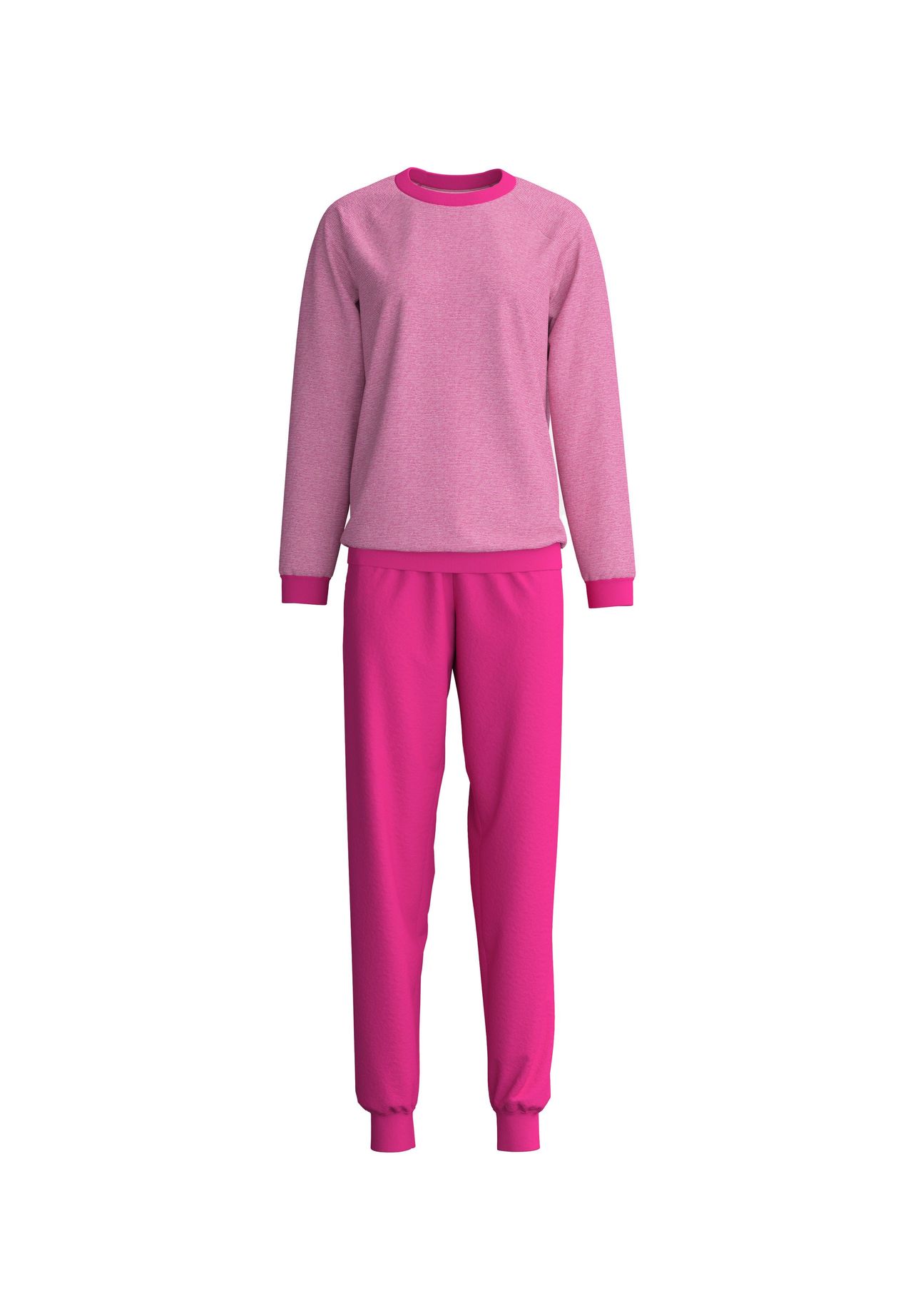 Calida Damen Rosa Soft Dreams Bündchen-Pyjamafür L, Bündchen Sichern Wärme Und Sorgen Für Optimale Passform - Bild 5