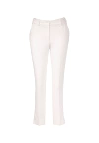 MADELEINE - Edel-sportive Hose in gerader Form - wollweiß