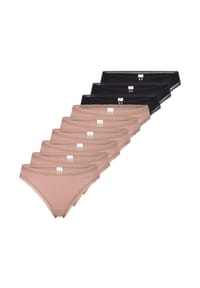 sloggi - String 9er Pack GO Crush - Braun / schwarz