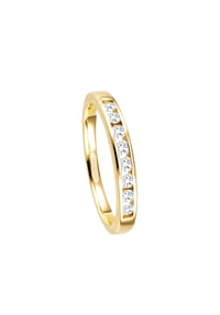 MONCARA - Ring 585 GG;8 Diamanten;zus. ca. 0,35 ct. gW-LR;Größe 50 - Gelbgold