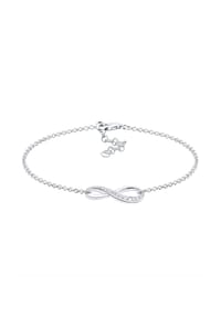 elli. - Armband Infinity Symbol Endlos Zirkonia 925 Silber - Gold