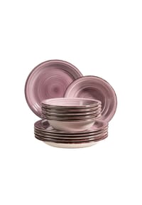MÄSER Teller-Set, Steingut Lumaca - Lumaca - beere