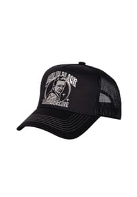 KING KEROSIN - Trucker Cap mit Stickerei vorne Man In Black - schwarz