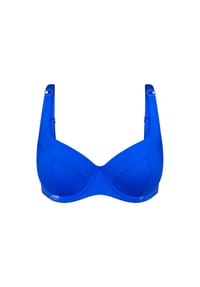 TRIUMPH - Bügel-Bikini-Oberteil Summer Tropics, breite Träger, für Damen - BLUE COMBINATION