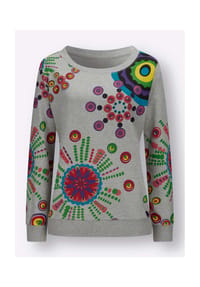 Witt - Shirt - grau-meliert bedruckt