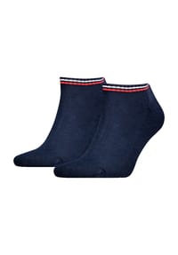 TOMMY HILFIGER - Sneakersocken, Rippbündchen - 001 WHITE