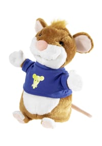 heunec® - Kuscheltier Leo Lausemaus Handspielpuppe - rot