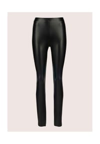 MADELEINE - Glanzvolle Stretch-Leggings in Leder-Optik - graphit