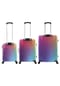 Saxoline® Rainbow Reisekoffer im 3er Set Rainbow Mit Teleskopgriffen Bild 3