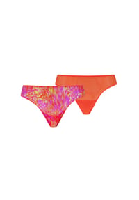PUMA® - Tanga Everyday, 2er-Pack, für Damen - 001 BLACK COMBO