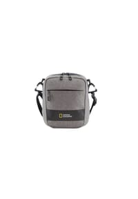 NATIONAL GEOGRAPHIC - Schultertasche SHADOW aus recycelten PET-Flaschen - Grey