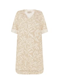 CARTOON - Sommerkleid, V-Ausschnitt, für Damen - 1814 NATURE/CREAM