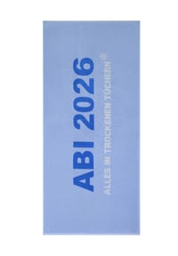 EGERIA® Abistrandlaken - ABI 2026 - 303 HELL BLAU