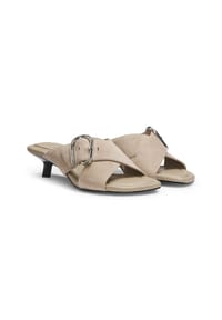 HUGO - Pantoletten, Schnalle, für Damen - 232 PASTEL BROWN
