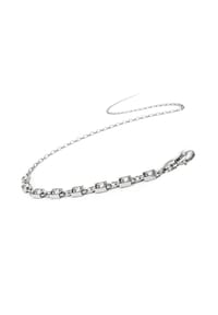 collezione alessandro® - Kettengürtel Strass mit eleganten Strass Steinen, Made in Italy - silber