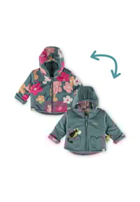 sigikid® - Wendejacke wattiert Pony Love , für Babys - Grün