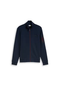 TOM TAILOR - Sweatjacke, Stehkragen, für Herren - 10668 SKY CAP BLUE