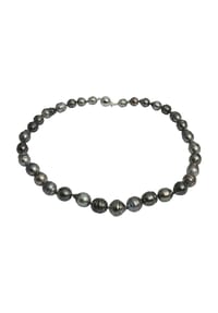 VANDENBERG Damen Perlenkette, 925er Silber mit Tahiti Zuchtperlen Bild 1