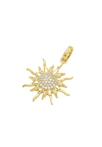 GIORGIO MARTELLO MILANO - Anhänger Sonne, Silber 925 - gold