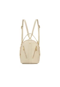 kazar - Rucksack aus Leder in cremefarbener Farbe - Off-white