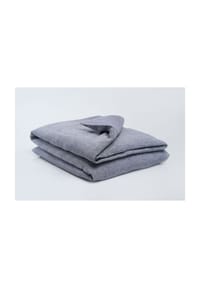 GENIX HOME - Heron Premium Leinen Bettbezug - Blau