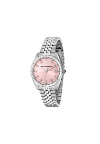 KARL LAGERFELD TIMELESS CODE - Moderne Damenuhr - Gold/Perlmutt