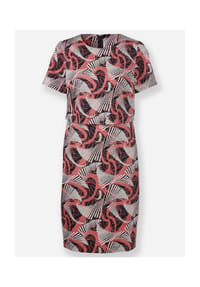 Witt - Kleid - schwarz-grapefruit-bedruckt