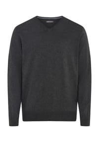 GALERIA essentials - Strickpullover, Baumwolle, für Herren - 05 SCHWARZ