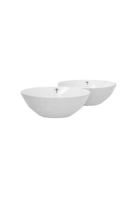JOOP! Servierschale, 2er-Set - SINGLE CORNFLOWER - WEISS
