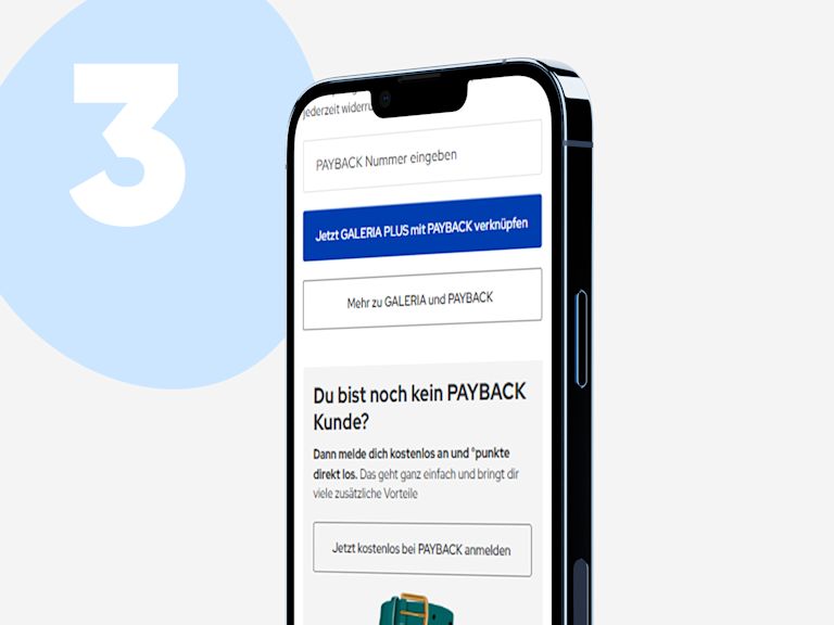 PAYBACK Verknüpfung - Schritt 3