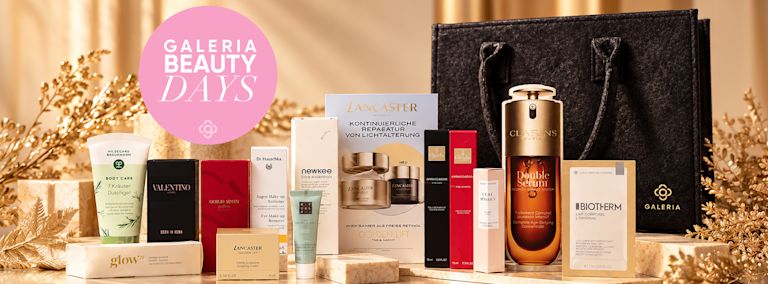 Beauty Bag mit ProbenAb 89€ Einkaufswert gratis erhalten