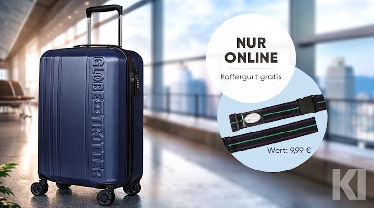 GLOBETROTTER Koffergurt im Wert von 9,99 € gratisZu jedem GLOBETROTTER Koffer