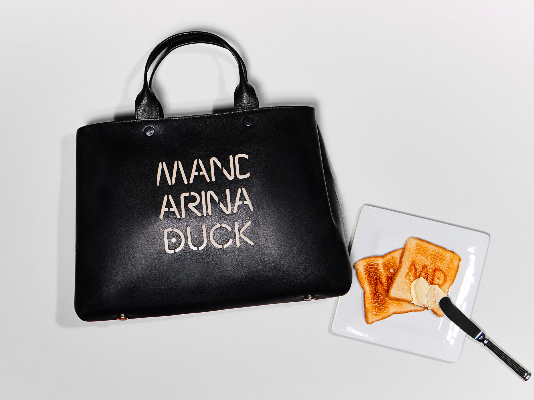 Mandarina Duck Lady Duck Shopper – Eleganter Ledershopper Mit Abnehmbarem Schultergurt
