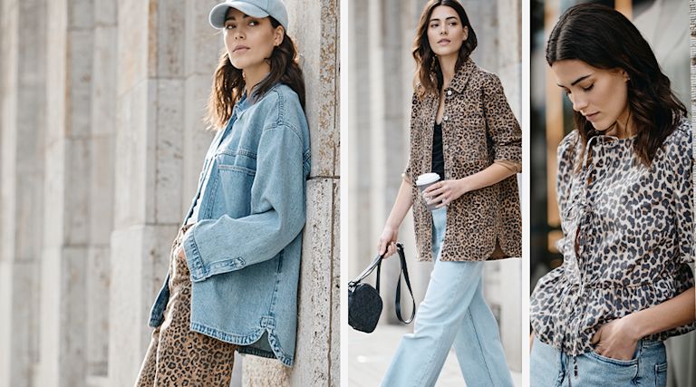 Mix it, Baby!Wenn lässiger Denim auf wildes Leo trifft