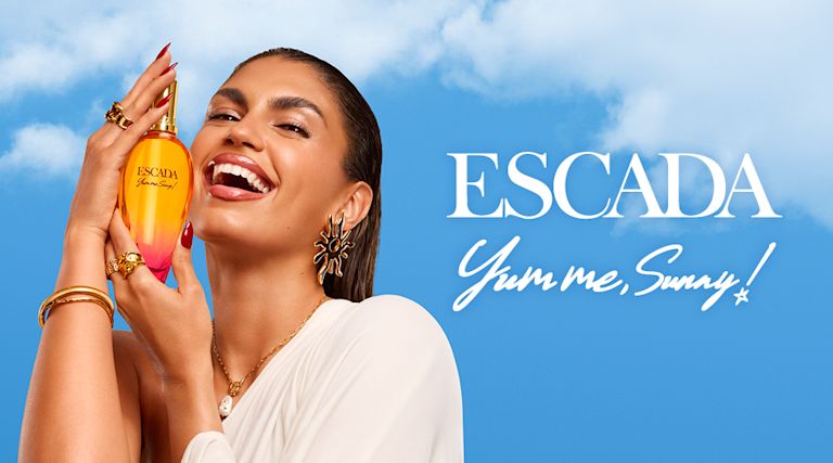 ESCADA YUM ME, SUNNY! EAU DE PARFUMEntdecke den neuen, sinnlichen Solar-Gourmand-Duft!