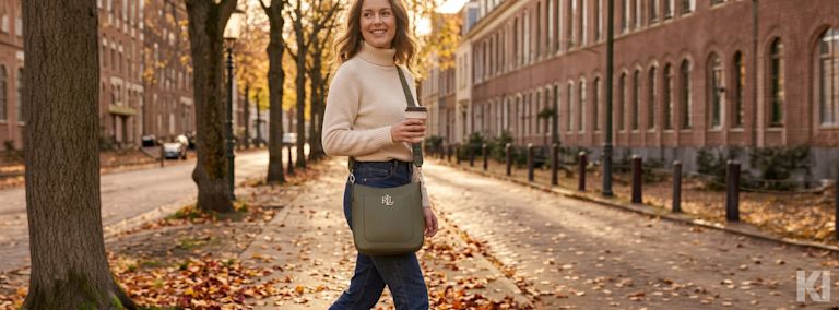 Crossbody-Bags Hände frei für den warmen Kaffee