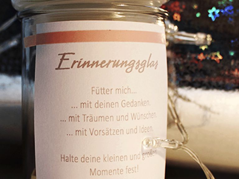 Erinnerungsglas