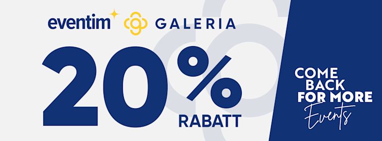 20% auf deinen nächsten EinkaufBeim Ticketkauf in den Filialen Bamberg, Düsseldorf KÖ, Frankfurt, Freiburg Bertoldsbrunnen, Kiel, Leipzig, Mannheim & Stuttgart
