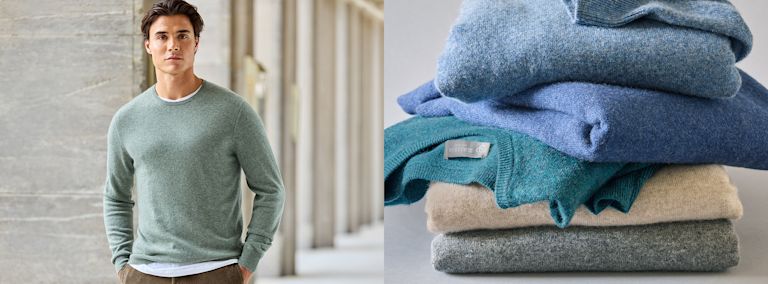 Der Herbst ist da!Cashmere für Herren