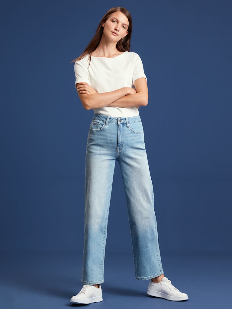 Damen / Jeans / Denim Fit Guide - Block "Wide Leg"
