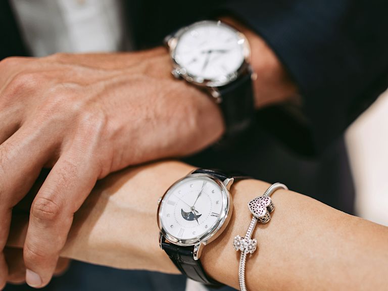 Damenuhr und Herrenuhr