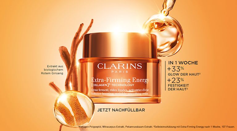 NEU EXTRA-FIRMING ENERGY [Collagen]3 TechnologyFestigkeit. Glow. Energie.