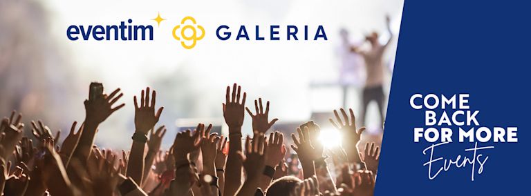Der GALERIA Eventim Ticketshop ist online!Jetzt spektakuläre Events entdecken! 🎉
